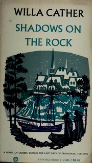 Cover of: Shadows on the Rock by Willa Cather
