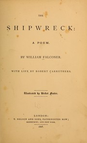 Cover of: The shipwreck by William Falconer