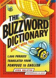 Cover of: The Buzzword Dictionary by John Walston