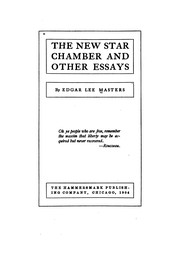 Cover of: The new star chamber: and other essays