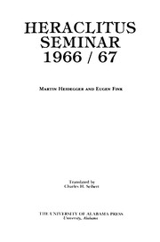 Cover of: Heraclitus Seminar, 1966-67
