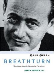 Cover of: Breathturn by Paul Celan