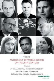 Cover of: The PIP Anthology of World Poetry Of The 20th Century: At Villa Aurora by Douglas Messerli