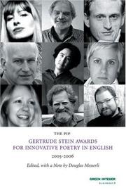 Cover of: Pip Gertrude Stein Awards in Innovative Poetry in English (El-E-Phant Books/Green Integer)