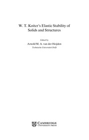 Cover of: W. T. Koiter's elastic stability of solids and structures