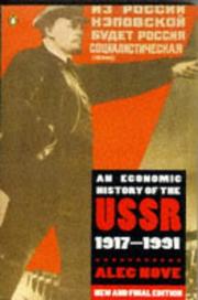 Cover of: An Economic History of the USSR 1917-1991: Third Edition (Penguin Economics)