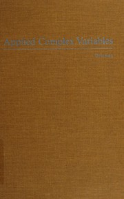 Cover of: Applied complex variables by John W. Dettman