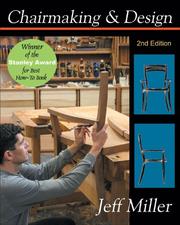 Cover of: Chairmaking & Design