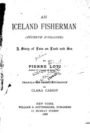 Cover of: An Iceland Fisherman: (pêcheur D'islande); a Story of Love on Land and Sea