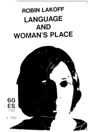 Cover of: Language and Woman's Place by Robin Tolmach Lakoff