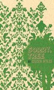 Cover of: Sorry, Tree by Eileen Myles