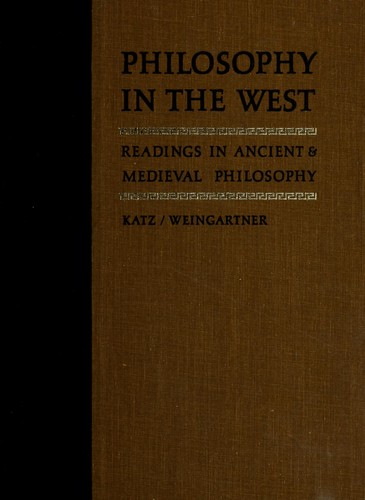 Philosophy in the West by Katz, Joseph