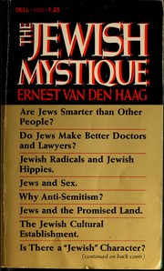 The Jewish mystique by Ernest Van den Haag