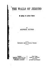Cover of: The walls of Jericho by Sutro, Alfred