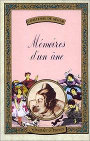 Cover of: Grandes oeuvres - les mémoires d'un âne