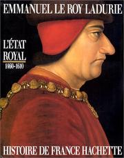 Cover of: L' Etat royal by Emmanuel Le Roy Ladurie