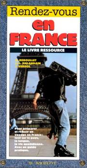 Cover of: Rendez Vous En France 1990 by Hachette