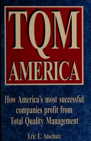 Cover of: TQM America by Eric E. Anschutz
