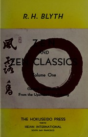 Cover of: Zen & Zen Classics by Reginald Horace Blyth
