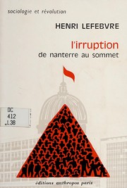 Cover of: L' Irruption de Nanterre au sommet. by Henri Lefebvre