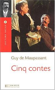 Cover of: Cinq Contes by Guy de Maupassant