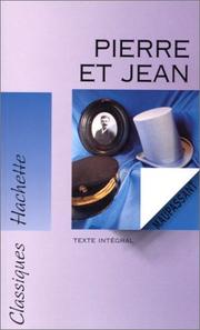 Cover of: Pierre Et Jean by Guy de Maupassant