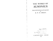 The works of Ausonius by Decimus Magnus Ausonius