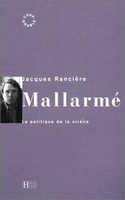Cover of: Mallarmé: la politique de la sirène