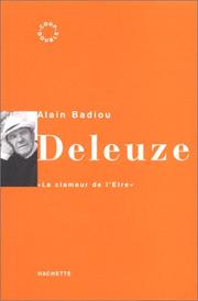 Cover of: Deleuze by Alain Badiou