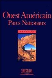 Cover of: Ouest américain: parcs nationaux
