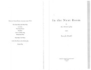 Cover of: In the next room, or, The vibrator play by Sarah Ruhl