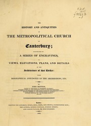 Cover of: Cathedral antiquities by John Britton