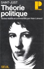 Cover of: Théorie politique