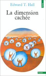 Cover of: La Dimension cachée by Edward Twitchell Hall