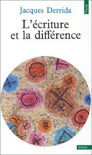 Cover of: Lecriture Et La Difference