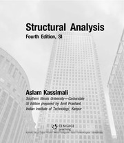Cover of: Structural analysis by Aslam Kassimali