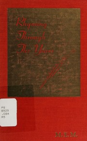 Cover of: Rhyming through the years. -- by Mercy E. (Powell) McCulloch