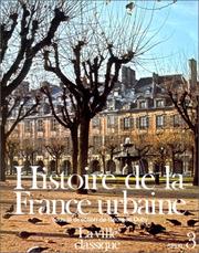 Cover of: Histoire de la France urbaine, tome 3  by Georges Duby