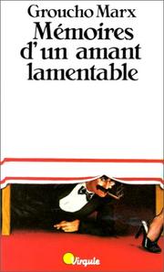 Cover of: Mémoires d'un amant lamentable