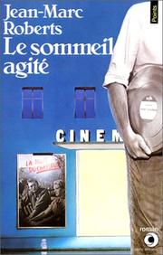 Cover of: Le Sommeil agité