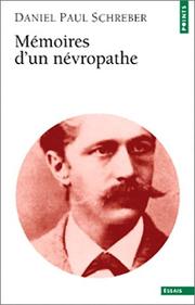 Cover of: Mémoires d'un névropathe by Daniel Paul Schreber