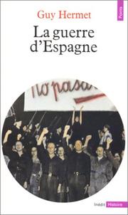 Cover of: La guerre d'Espagne