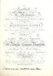 Cover of: Trattato di armonia: adottato dal Regio conservatorio di musica di Milano