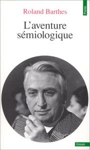 Cover of: Laventure Semiologique