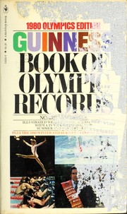 Cover of: 1980 Olympics Edition Guinness Book Of Olympic Records by Norris Dewar McWhirter