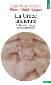 Cover of: La Grèce ancienne, tome 3