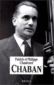 Cover of: Chaban by Patrick Chastenet