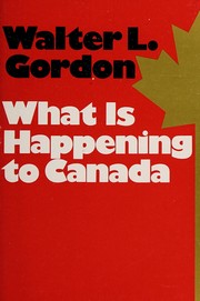 Cover of: What is happening to Canada