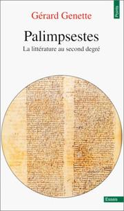 Cover of: Palimpsestes by Gérard Genette
