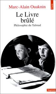 Cover of: Le livre brûlé